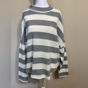 Socialite Striped Womens Sweater Size XL
